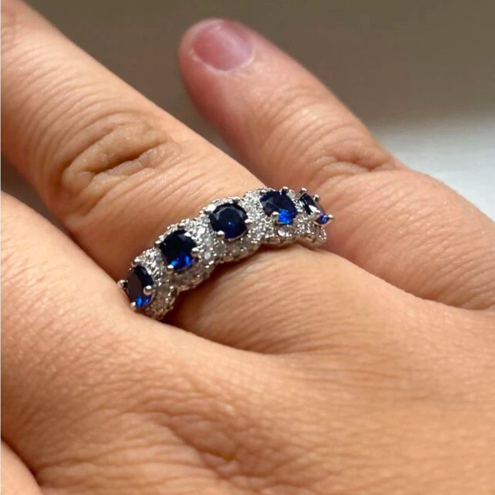 BLUE WEDDING RING SIZE - Picture 14 of 14